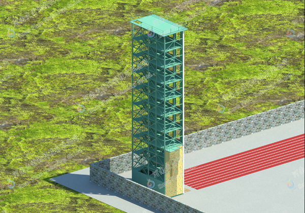 十層雙窗鋼結(jié)構(gòu)訓(xùn)練塔